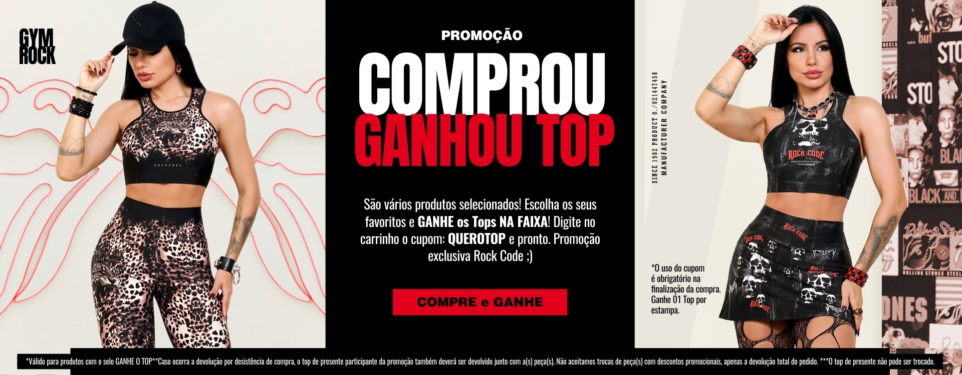 Comprou Ganhou o Top! Aproveite a Promoção