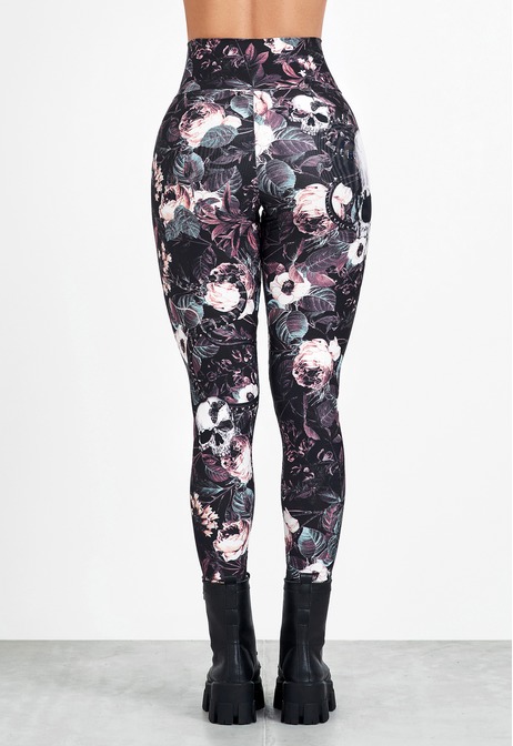 Legging Cintura Alta Sky Flower