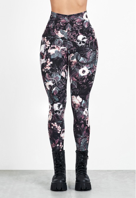 Legging Cintura Alta Sky Flower